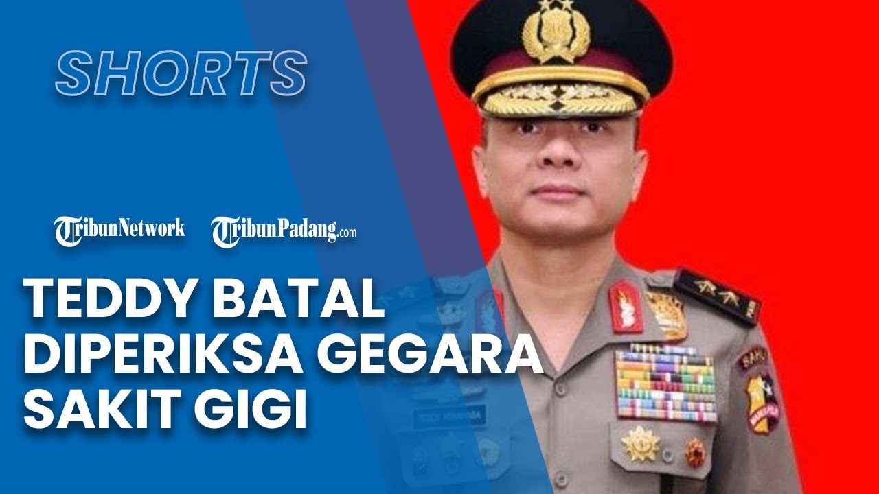 Ngaku Sakit Gigi, Teddy Minahasa Batal Diperiksa Atas Tindak Pidana ...