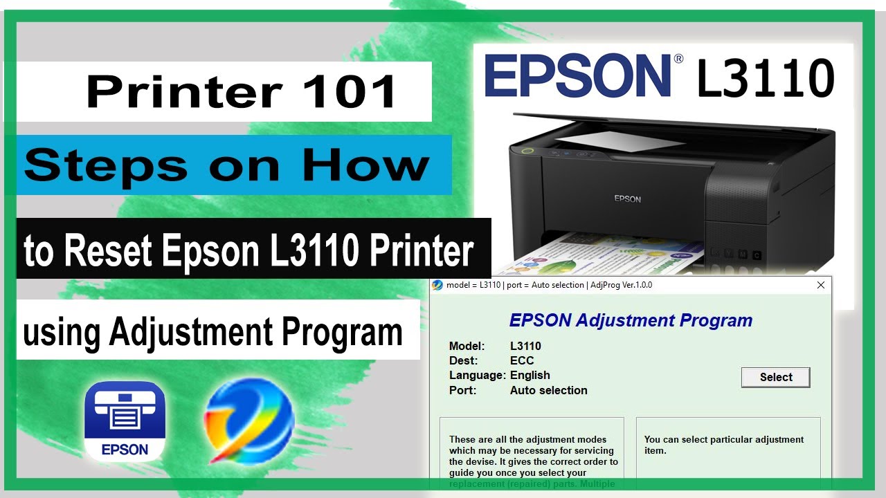Программа для сброса чернил epson. Epson 3110. Adjustment program Epson l3110. Reset adjustment Epson. Принтер 3110 НАРХЛАРИ.