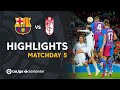 Highlights FC Barcelona vs Granada CF (1-1)