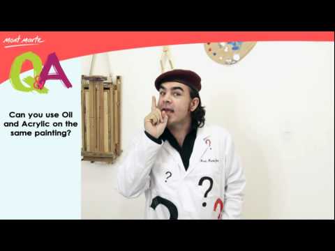 Can I mix oil and acrylic paint?