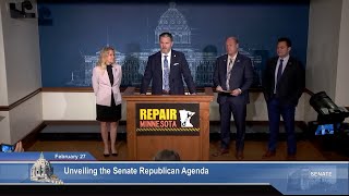 Press Conference: Unveiling the Senate Republican Agenda - 02/27/24