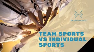 Team sports vs. individual sports