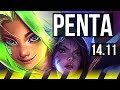 ZERI & Renata Glasc vs KAI'SA & Taric (ADC) | Penta, 70% winrate, Legendary | EUW Challenger | 14.11