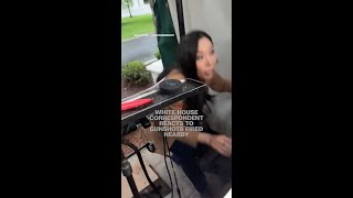White House correspondent reacts to gunshots fired nearby