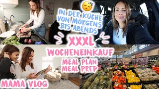 Wocheneinkauf XXXL Food Haul🛒•VLOG📸 • Kochen \u0026 Essensplan! • Abendessen Familie•Maria Castielle