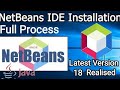 How to install java NetBeans IDE Latest Version 21 with java jdk 22