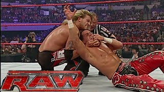 Edge vs Shawn Michaels (Randy Orton Attacks Shawn Michaels) RAW May 14,2007