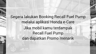 CAMPAIGN RECALL - Honda IDK 1 Medan