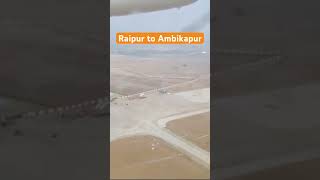 First flight from Raipur to Ambikapur ✈️ #raipur #ambikapur #flybig #firstflight #ambikapurairport