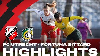 FC Utrecht Vrouwen sluit 2023 af met verliespartij 📺 | HIGHLIGHTS