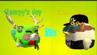 Gnarpy's day vs chicken's day | chicken gun