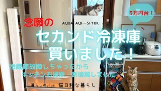 【猫と暮らしのvlog】念願のセカンド冷凍庫を買いました/日曜の朝のルーティーン