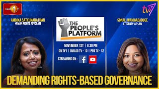 TPP |  Ambika Satkunanathan | Demanding rights-based governance | 1st November 2023