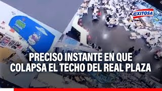 🔴🔵Tragedia en Trujillo: Revelan video del PRECISO INSTANTE en que colapsa el techo del Real Plaza