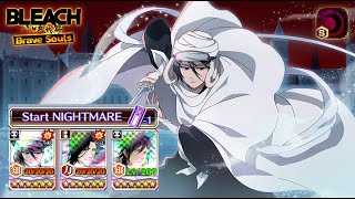 Nightmare Guild Quest Squad Zero Meele Clear 29s Left 👺 RUKIA BANKAI 1/5! Bleach: Brave Souls!