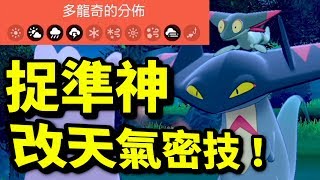 【捉準神獸位置】改天氣密技，百變怪位置｜多龙巴鲁托｜寶可夢 劍 盾｜精物小精靈｜Pokémon Sword Shield｜ポケットモンスター ソード シールド |攻略心得教學