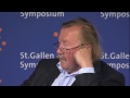 max schmidheiny lecture with prof. dr peter sloterdijk 42nd st. gallen symposium