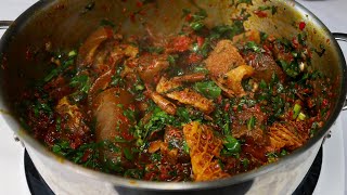 How to make DELICIOUS EFORIRO SOUP