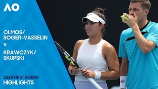 Roger-Vasselin/Olmos v Skupski/Krawczyk Highlights | Australian Open 2024 First Round