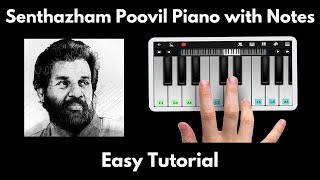 Senthazham Poovil Piano Tutorial with Notes | Yesudas | Ilayaraja | Perfect Piano | 2020