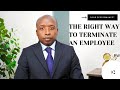 How To Terminate An Employee For Poor Performance