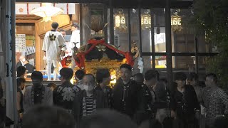 羽咋市『川渡し神事 帰路』2022/09/17