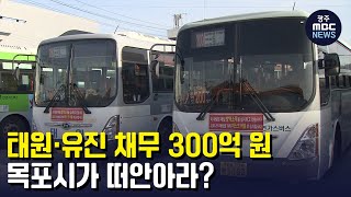 태원*유진 채무 300억 원, 목포시가 떠안아라? (뉴스데스크 2023.1.10 광주MBC)