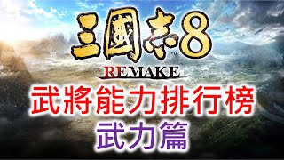 【三國志8 Remake】武將武力排行榜