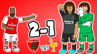 🔴Arsenal beat Liverpool! 2-1🔴 (Parody Goals Highlights Watchalong Ft Claude AFTV)