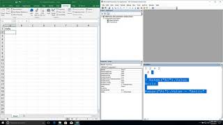 Excel Visual Basic Editor - The Immediate Window and Debug Print Method