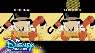 Launchpad Theme Song Takeover Side by Side | DuckTales | Disney Channel