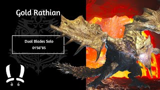 [MHWI] Gold Rathian - Solo - Dual Blades - 01'56\