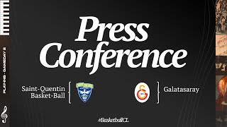 Saint-Quentin Basket-Ball v Galatasaray - Press Conference - Basketball Champions League