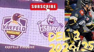 DEL 2: Krefeld Pinguine vs. Eisbären Regensburg | Spieltag 22 | 2024/25