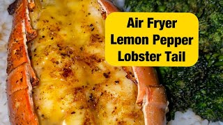 Air Fryer Lemon Pepper Lobster Tail by Chef Bae | Celebration Dinner | Cuttin Up With Bae