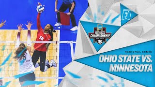 Ohio State vs. Minnesota: 2022 NCAA volleyball regional semis highlights