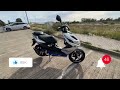 agressive ride in the evening *top speed* 🏍️ aerox 49cc 2t 2016