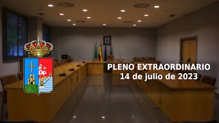 Pleno Extraordinario 14 julio 2023 - Sesión Organizativa