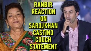 Sanju Teaser Launch | Ranbir Kapoor SHOCKING Reaction On Saroj Khan Casting Couch Statement