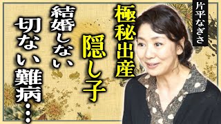 片平なぎさが極秘出産した大物タレントとの隠し子の現在...結婚しない本当の理由に驚愕！『新婚さんいらっしゃい！』でも有名な女優の共演NGと言われる俳優の正体...切ない難病と闘う現在に言葉を失う！