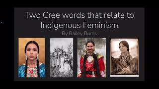 Two Cree words