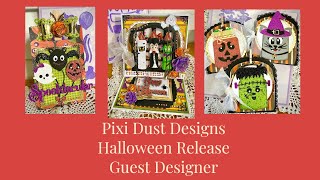 Halloween Projects for Guest Designer for Pixi Dust Designs