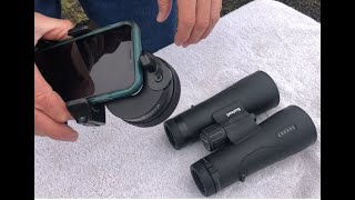 Best binocular size and magnification for digiscoping with Novagrade Double Gripper