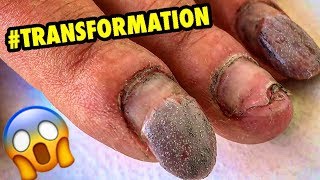 GREATEST #TRANSFORMATION WITH FLAT GOODS FOR RUSSIAN HARD WORKER WOMAN WILD #RUSSIAN STYLE MANICURE