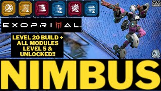 NIMBUS LEVEL 20+ BUILD! MODULES LEVEL 5 REVIEW! | #exoprimal #capcom #gamepass