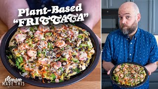 Easy Plant-Based Frittata - Delicious Vegan “Clean-Out-the-Fridge” Recipe - “Okonomiyaki Style” (GF)