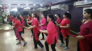 Dandiya dance fitness class