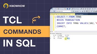 SQL TCL (Transaction Control Language) Commands: A Practical Approach