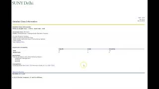 Course Search Training Video