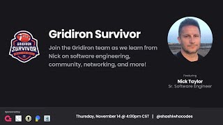 Discussion with Nick Taylor - Gridiron Survivor